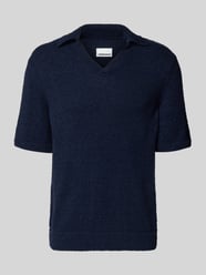 regular fit poloshirt van mix van biologisch katoen model 'BOUCLE' van ARMEDANGELS - 21