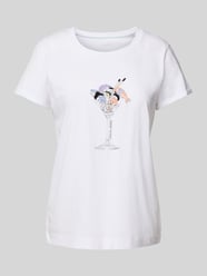 T-shirt met motiefprint van Marc Cain - 34