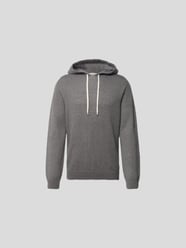 Hoodie in Strick-Optik von Stylebop Grau - 24