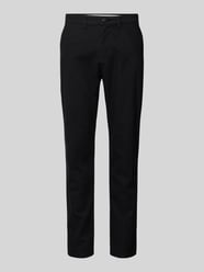 Slim fit chino met ceintuurlussen, model 'MILES' van SELECTED HOMME Grijs / zwart - 29