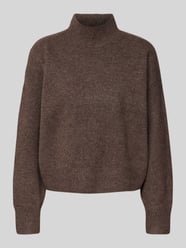 Relaxed fit gebreide pullover met wol, model 'Paulina' van Neo Noir - 36