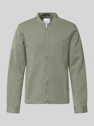 Slim Fit Jacke mit Stehkragen und Reißverschluss von Lindbergh - 2