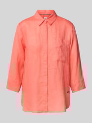 Regular fit linnen blouse met borstzak, model 'Vickie' van Brax - 25