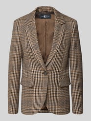 Regular fit blazer van viscosemix van Luisa Cerano Beige - 21