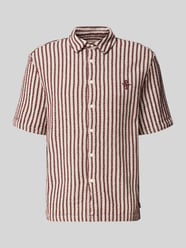 regular fit vrijetijdsoverhemd met streepmotief van REVIEW - 4