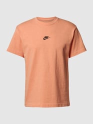 T-Shirt mit Label-Stitching von Nike Rosa - 2