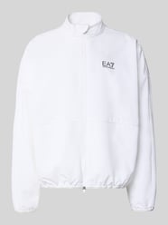 Bomberjacke mit Stehkragen und Logo-Print von EA7 Emporio Armani - 1