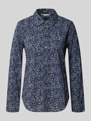 Regular Fit Hemdbluse mit Allover-Muster von Tom Tailor - 16