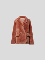 Lederjacke mit Fellbesatz  von Inès & Maréchal Rosa - 12