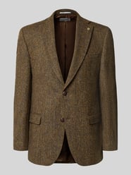 marynarka na 2 guziki o kroju slim fit z kieszeniami z patką model 'Theo' od Carl Gross - 7