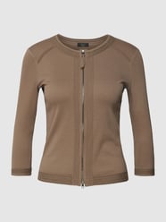 Longsleeve mit Zweiwege-Reißverschluss von Marc Cain Grün - 7