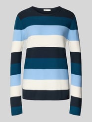 Regular fit gebreide pullover van een mix van katoen en viscose van Tom Tailor - 42