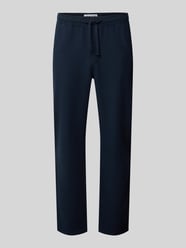 Broek met elastische band en tunnelkoord van Jake*s Studio Men - 40