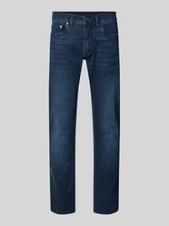 Jeansy w kroju regular fit z efektem znoszenia model 'Lyon' od Pierre Cardin - 9