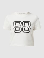 T-shirt z nadrukiem z logo  od MISS SIXTY - 5