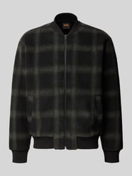 Bomberjacke mit gerippten Abschlüssen Modell 'Ze_CheckBomber' von BOSS Orange - 2