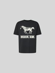T-Shirt mit Label-Print von RHUDE - 36