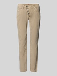 Corduroy broek in 5-pocketmodel met knoopsluiting, model 'MALIBU' van Buena Vista Beige - 41