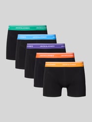 Boxershort met elastische band in een set van 5 stuks, model 'DAWSON' van Jack & Jones - 5