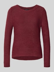 Sweter z dzianiny o kroju regular fit z grubym ściegiem model ‘GEENA’ od Only - 33