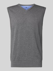 Pullunder mit Logo-Detail Modell 'Slipover Superfine' von Fynch-Hatton - 10