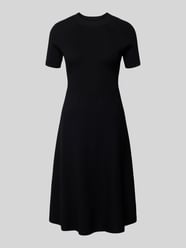 Sukienka o długości do kolan z prążkowaniem i rękawem o dł. 1/2 od ARMANI EXCHANGE - 7