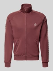 Trainingsjacke mit aufgesetztem Band auf Raglanärmeln von REVIEW - 3