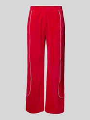 Regular Fit Trackpants mit Logo-Stitching von REVIEW Rot - 44