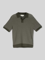 Koszulka polo o kroju regular fit z bawełny w imitacji dzianiny od Tom Tailor - 24