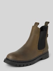 Chelsea Boots aus Leder mit Zugschlaufen von Tamaris Grün - 27