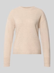 Sweter z dzianiny z obniżonymi ramionami od Christian Berg Woman - 38