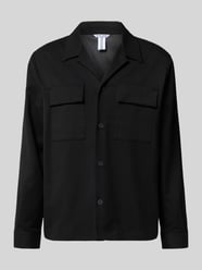 Regular fit overhemdjack met reverskraag van Antony Morato - 11