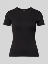 Slim Fit T-shirt met logo-stitching van G-Star RAW - 26