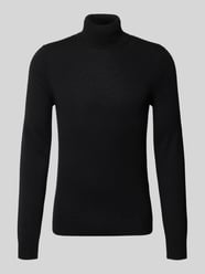 Golf o kroju regular fit z mieszanki wełny z domieszką kaszmiru od MCNEAL - 8