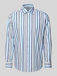 Regular fit zakelijk overhemd van katoen met kentkraag van ETERNA - 33