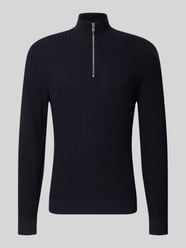 Gebreide pullover met ribboorden van Christian Berg Men - 1