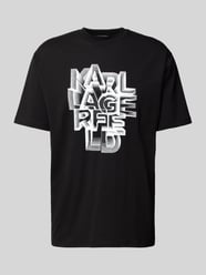 T-Shirt mit Label-Print von Karl Lagerfeld - 10