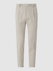 Bundfaltenhose mit Stretch-Anteil Modell 'Cijuno' von Cinque Weiß - 20