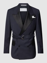 Colbert met labeldetail, model 'Curtis' van Baldessarini Blauw / turquoise - 47