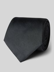 Krawatte mit Label-Patch von BOSS Schwarz - 40