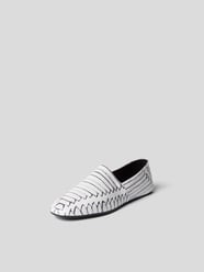Slipper mit Allover-Muster von MM6 Maison Margiela Schwarz - 30