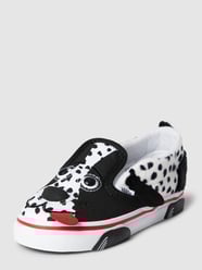 Sneakersy wsuwane ze zwierzęcym nadrukiem od Vans Czarny - 39