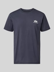 t-shirt z logo i okrągłym dekoltem od Alpha Industries - 38