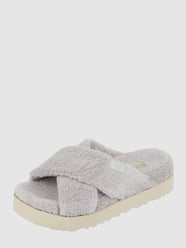 Hausschuhe aus Frottee Modell 'Fuzz Sugar' von UGG Grau - 10
