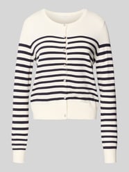 Strickjacke aus Viskose-Mix mit Streifenmuster von Christian Berg Woman - 20