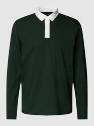 Longsleeve mit Polokragen Modell 'SUS' von Esprit Grün - 16