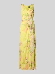 Maxikleid in Wickel-Optik mit V-Ausschnitt von Adrianna Papell - 2