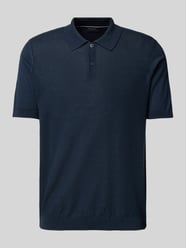 Poloshirt mit gerippten Abschlüssen von MAERZ Muenchen - 44