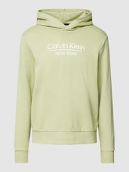 Hoodie met logoprint, model 'NEW YORK' van CK Calvin Klein Groen - 28