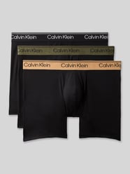 Majtki & obcisłe bokserki z elastycznym pasem z logo w zestaw 3 szt. model 'BOXER BRIEF' od Calvin Klein Underwear - 31